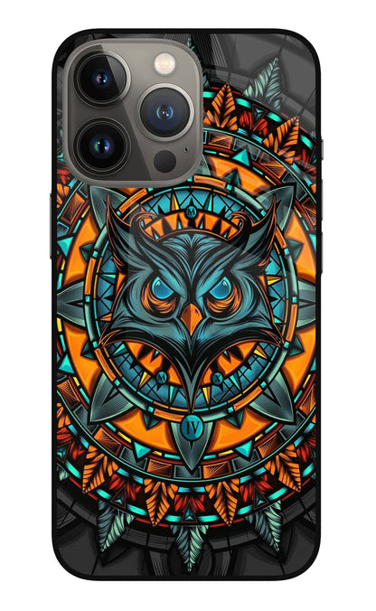 Angry Owl Art iPhone 13 Pro Max Back Cover