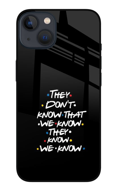 FRIENDS Dialogue iPhone 13 Mini Back Cover