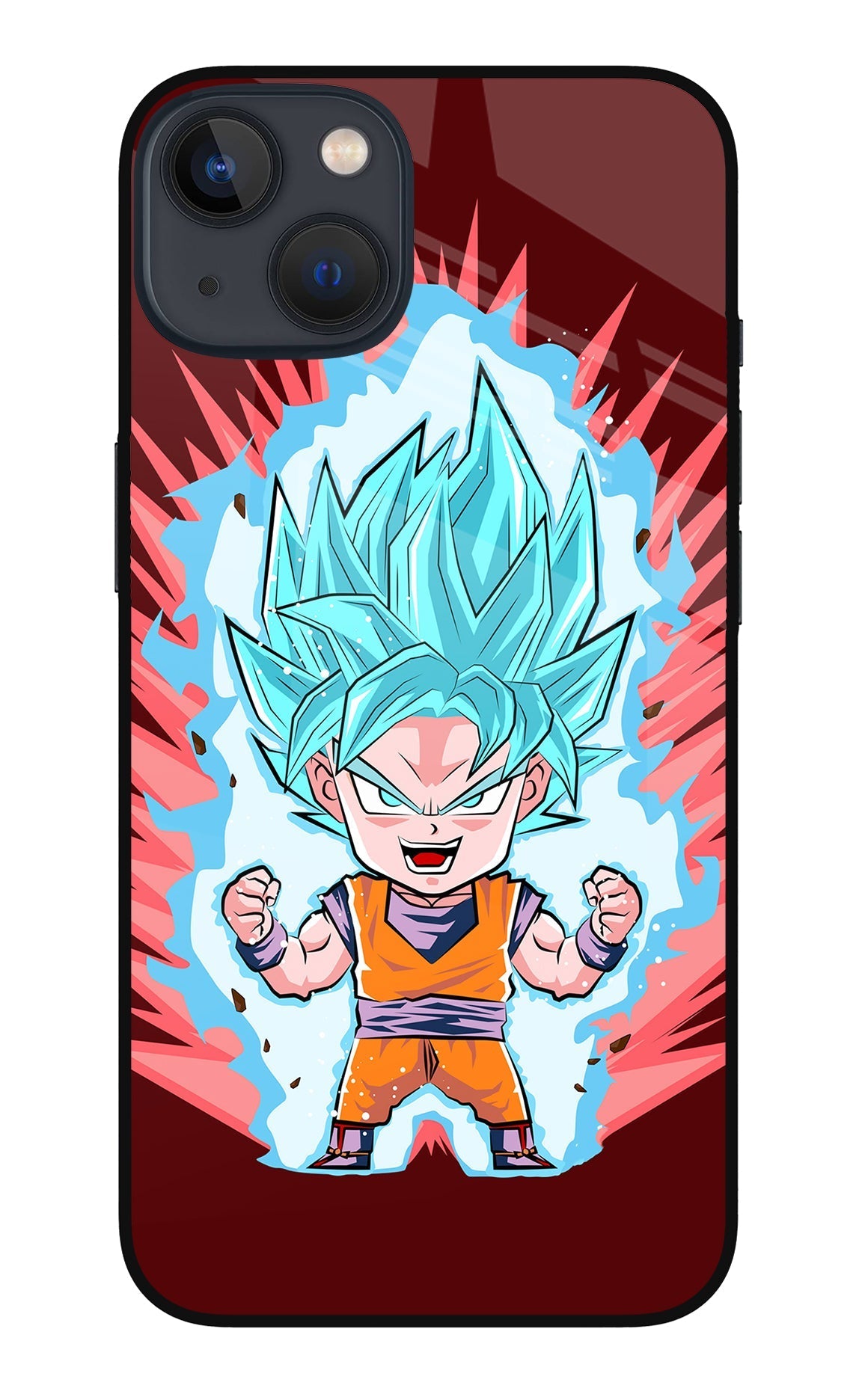 Goku Little iPhone 13 Mini Glass Case