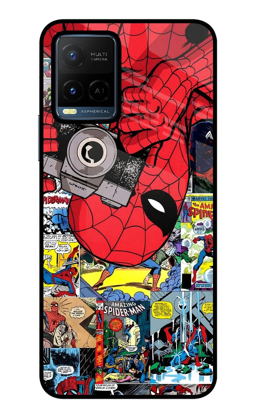 Spider Man Vivo Y21/Y21s/Y33s Glass Case