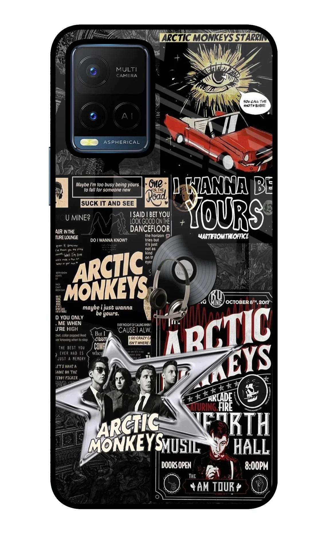 Arctic Monkeys Vivo Y21/Y21s/Y33s Glass Case