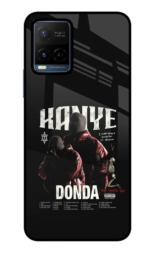 Donda Kanye West Vivo Y21/Y21s/Y33s Glass Case