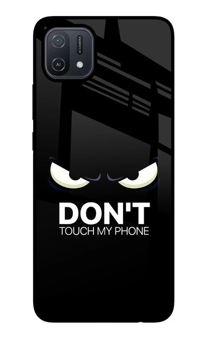 Don'T Touch My Phone Oppo A16 Back Cover