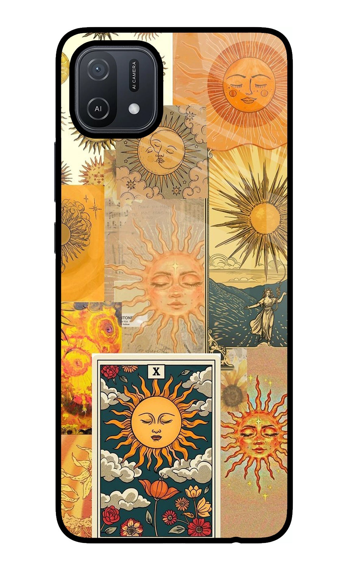 Sun Oppo A16 Glass Case
