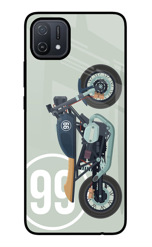 Classic Cafe Racer 99 Oppo A16 Glass Case