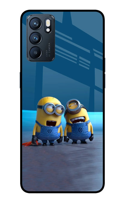 Minion Laughing Oppo Reno6 5G Back Cover