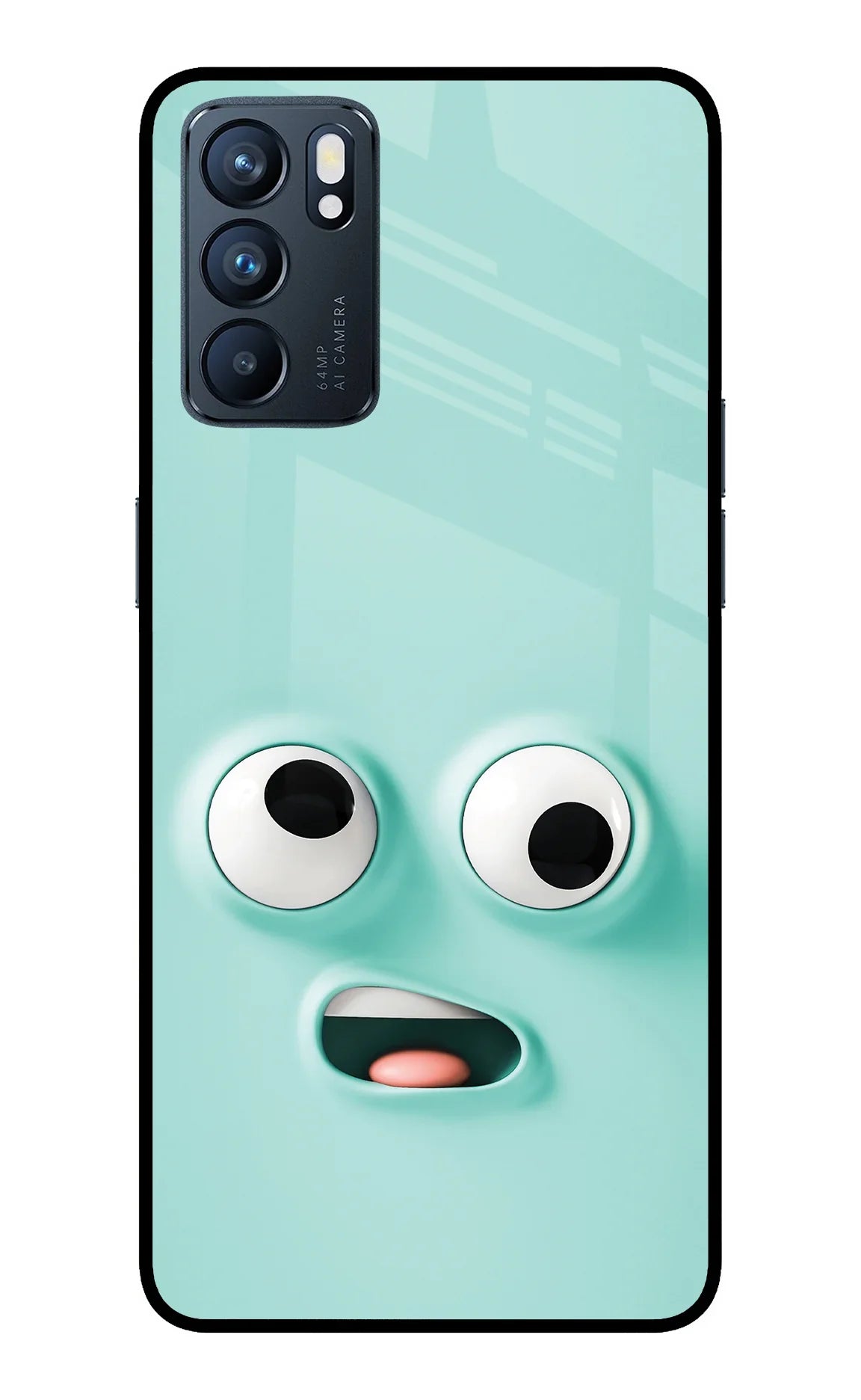 Funny Cartoon Oppo Reno6 5G Back Cover