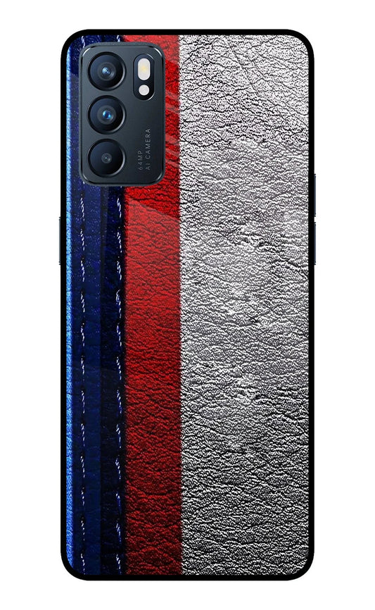 BMW Stripes Oppo Reno6 5G Glass Case