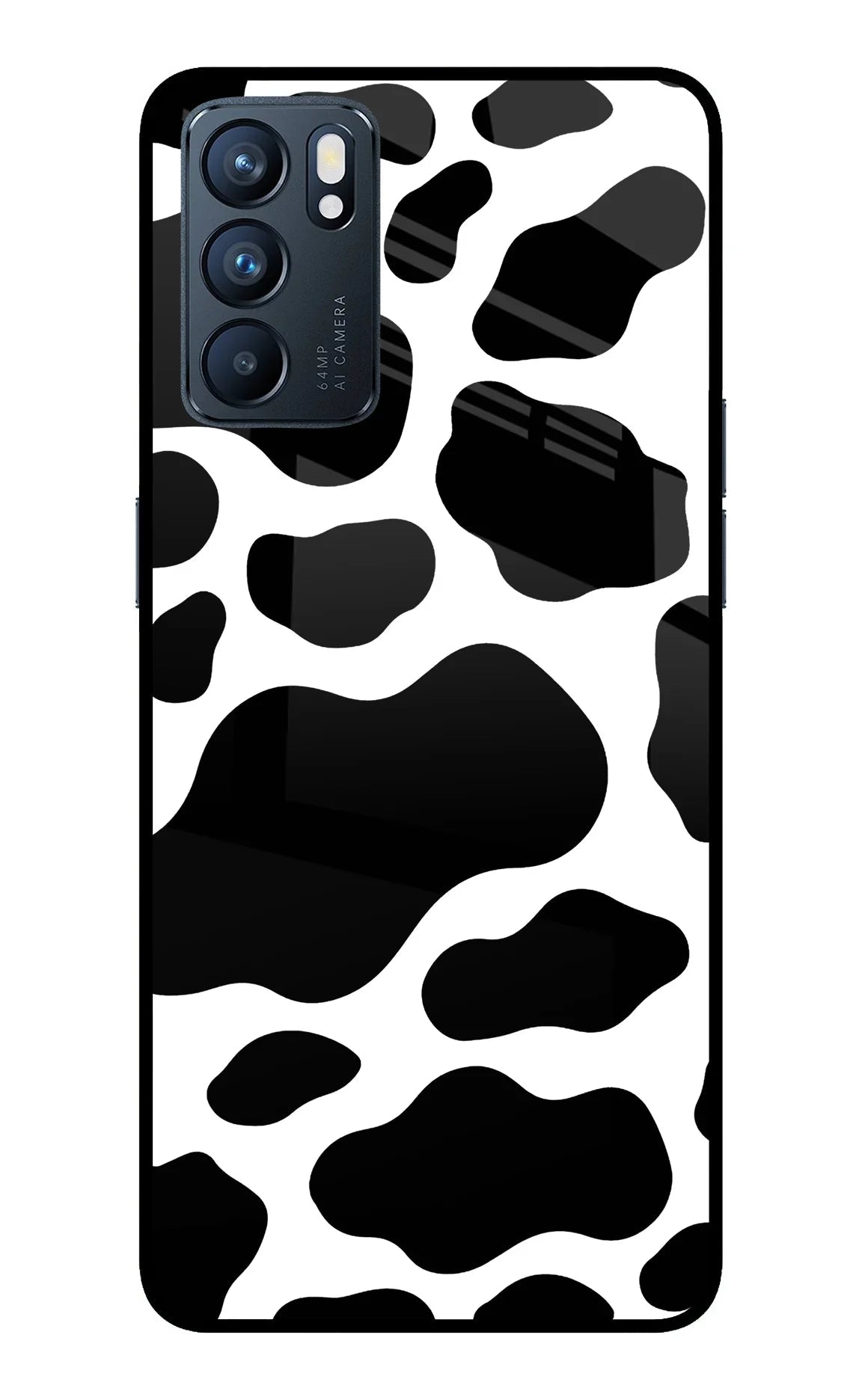 Cow Spots Oppo Reno6 5G Glass Case