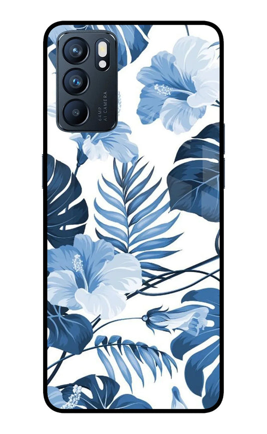 Fabric Art Oppo Reno6 5G Glass Case