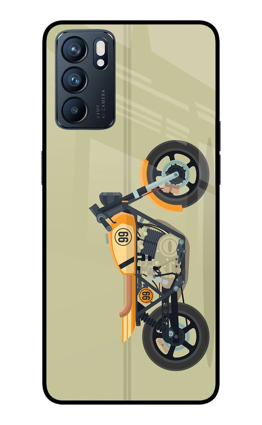 Vertical Speedster Oppo Reno6 5G Glass Case