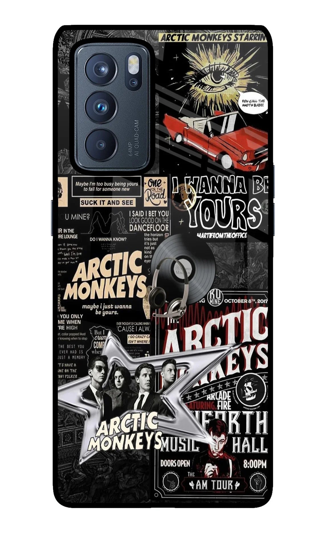 Arctic Monkeys Oppo Reno6 Pro 5G Glass Case
