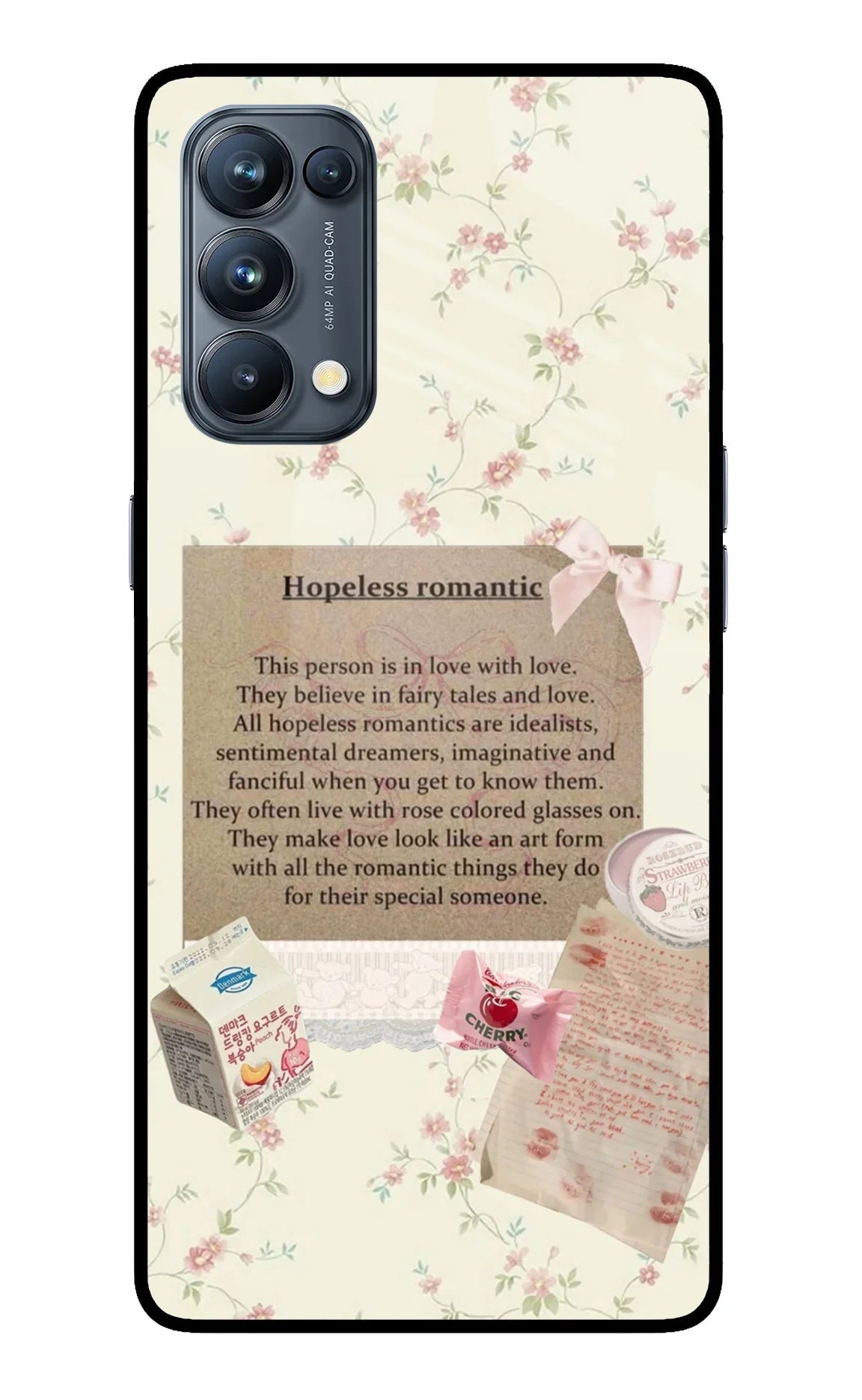 Hopeless Romantic Oppo Reno5 Pro 5G Glass Case
