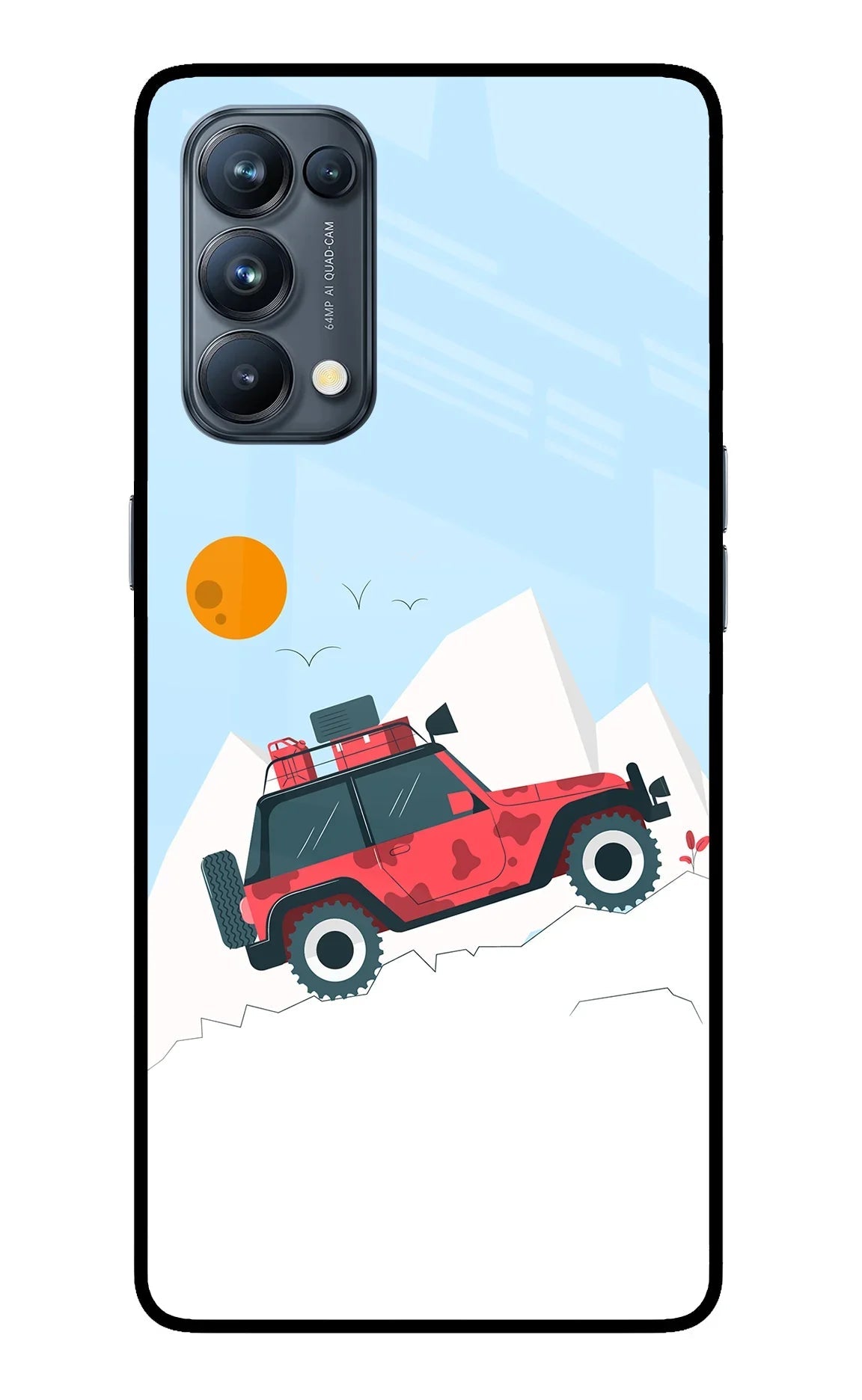 Mountain Trail Beast Oppo Reno5 Pro 5G Glass Case