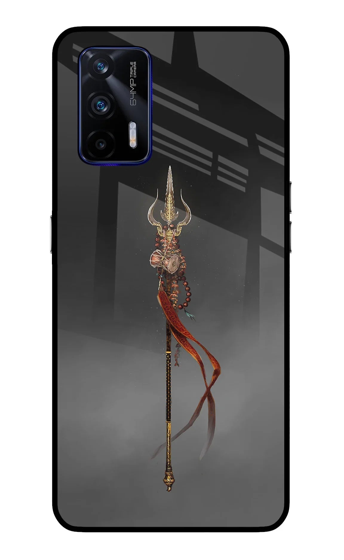 Shiv Trishul Realme GT 5G Glass Case