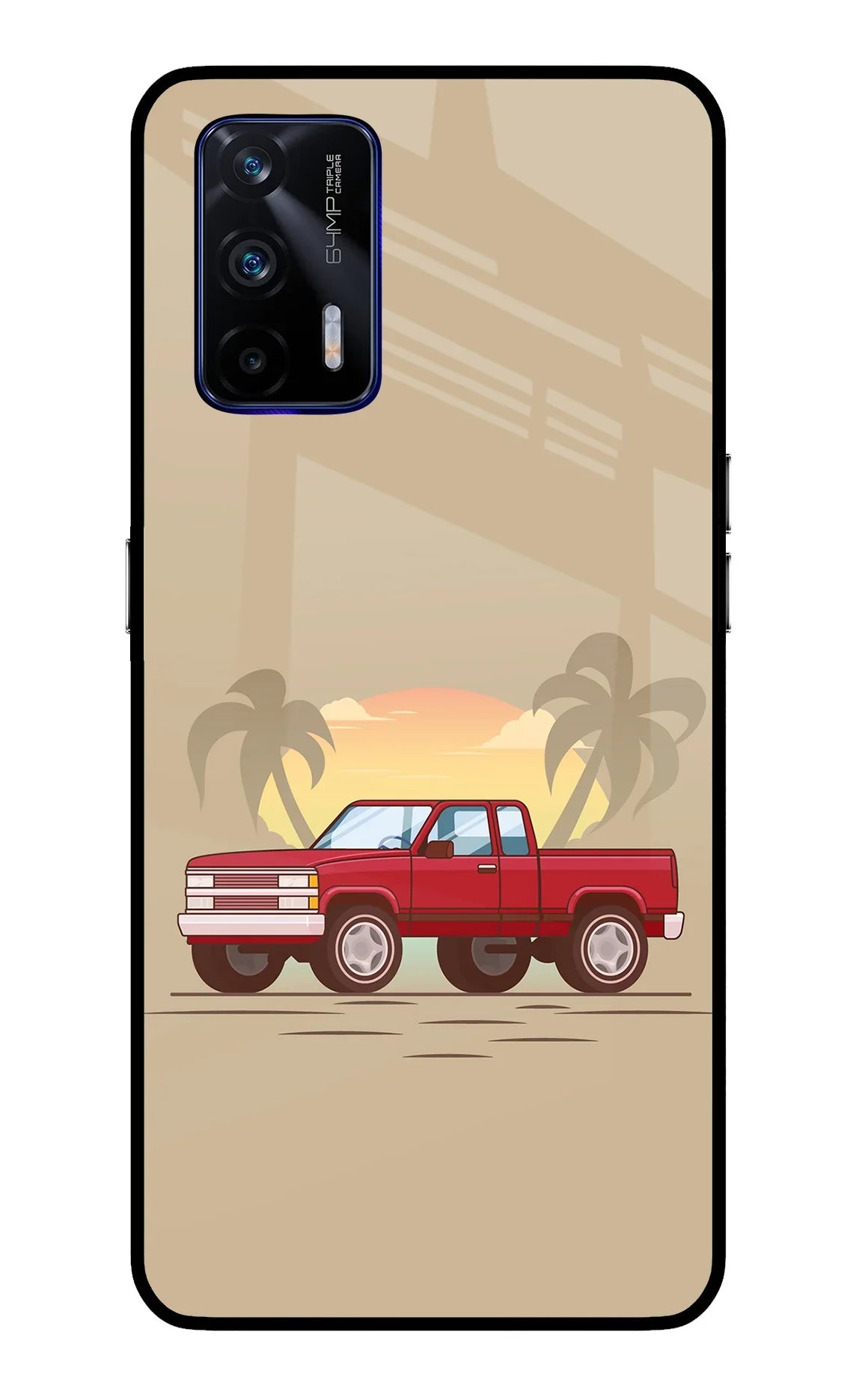 Desert Classic Drive Realme GT 5G Glass Case