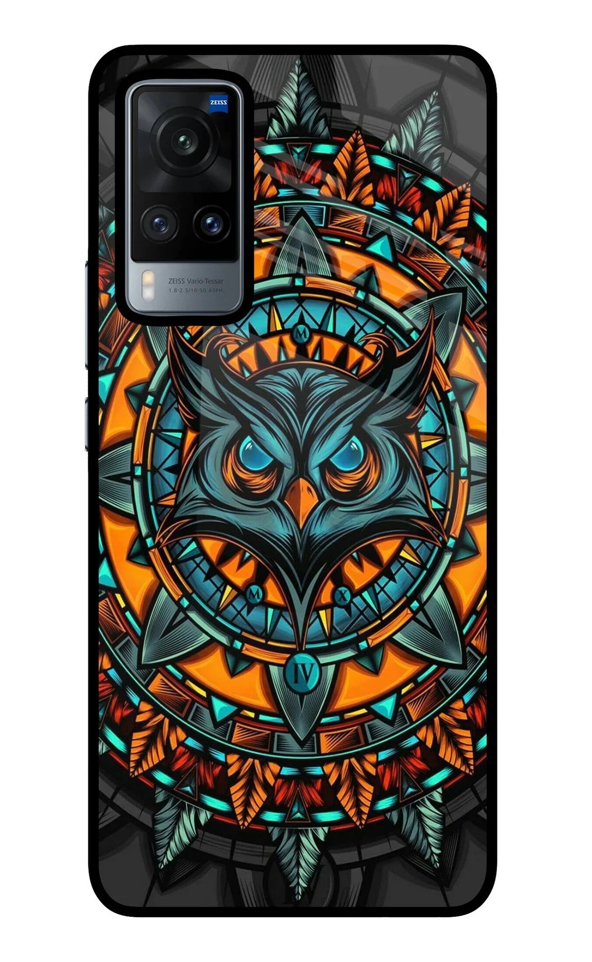 Angry Owl Art Vivo X60 Back Cover