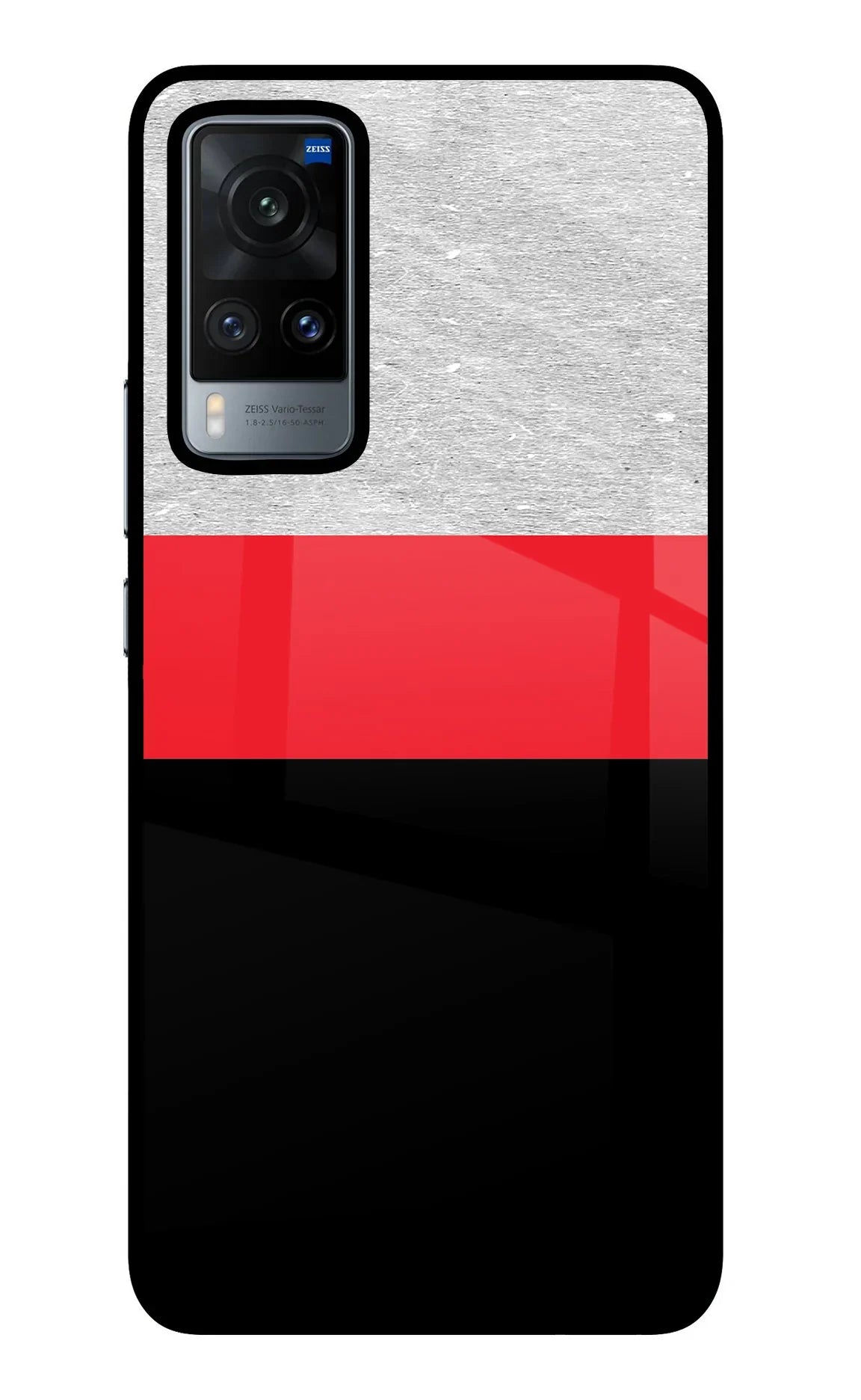 Tri Color Pattern Vivo X60 Back Cover