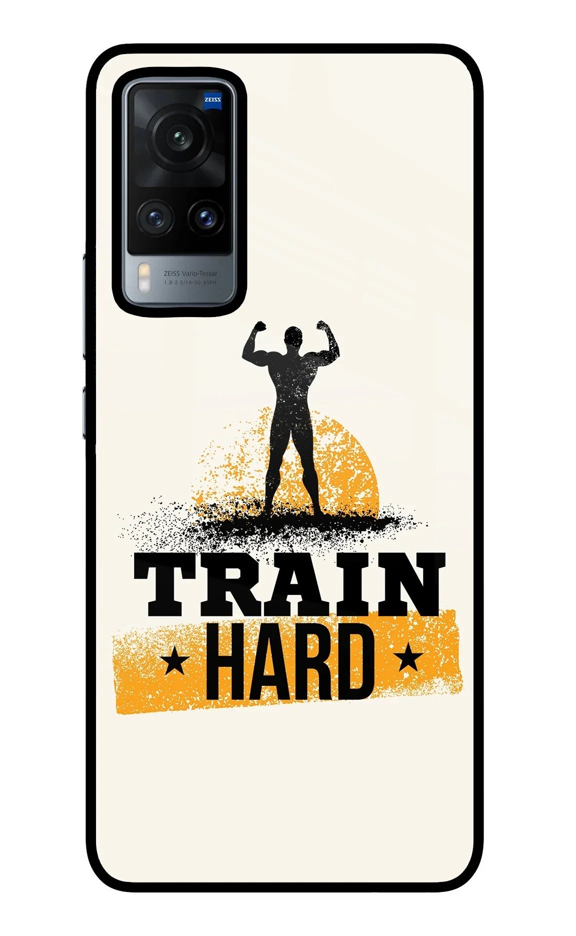 Train Hard Vivo X60 Glass Case