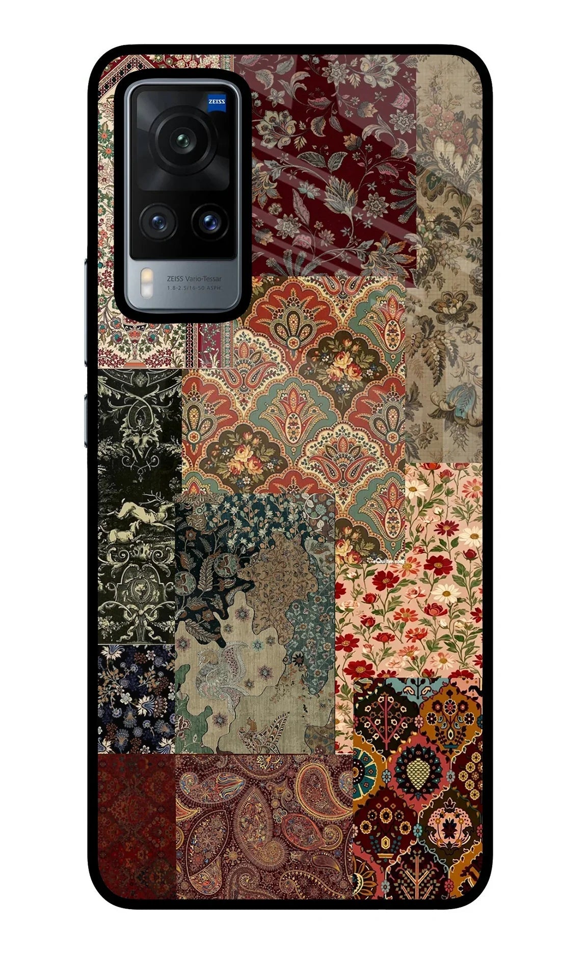 Desi Print Vivo X60 Glass Case