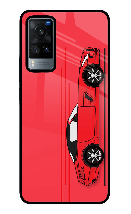 Red Velocity Vivo X60 Back Cover