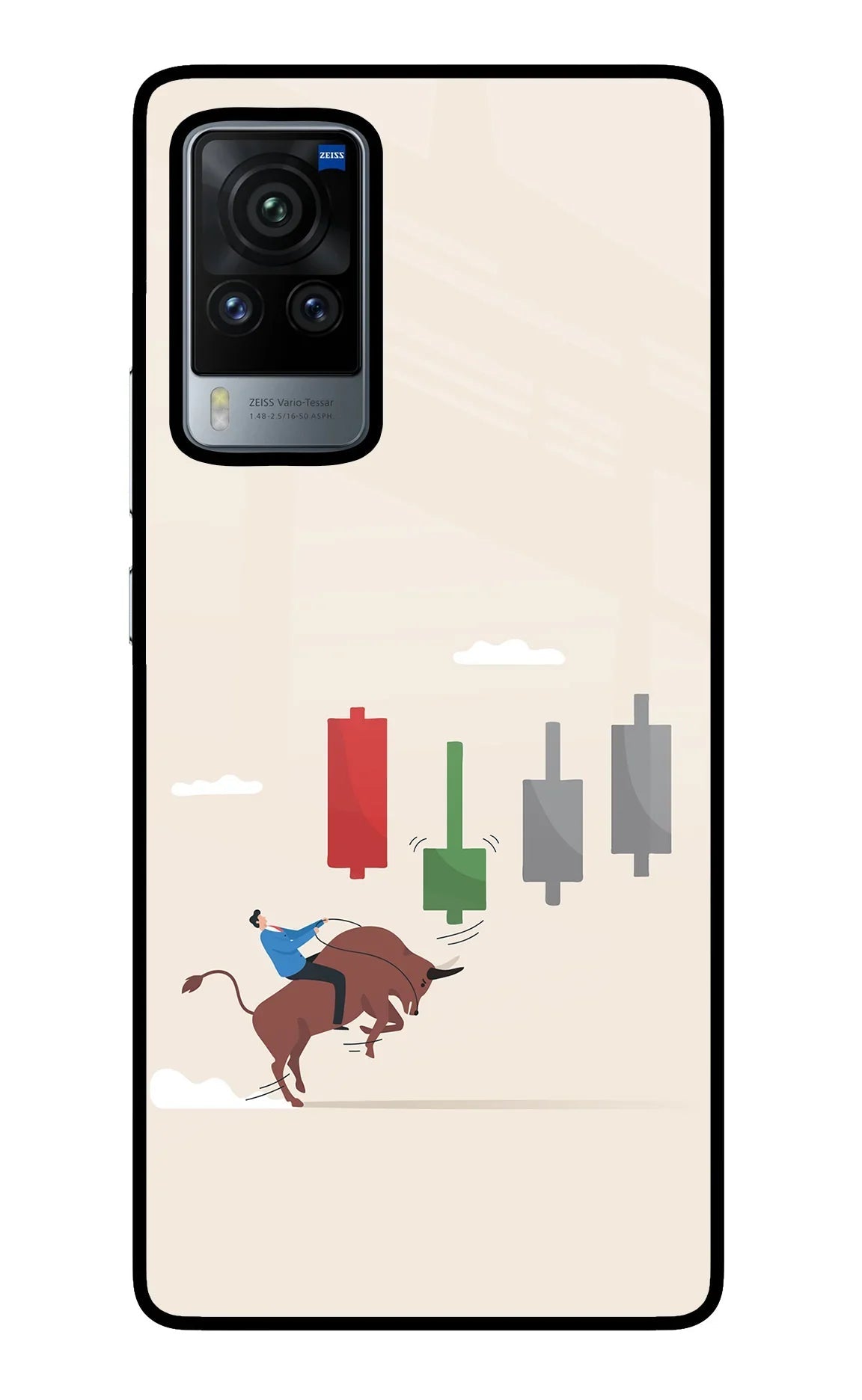 Bull Trading Momentum Vivo X60 Pro Glass Case