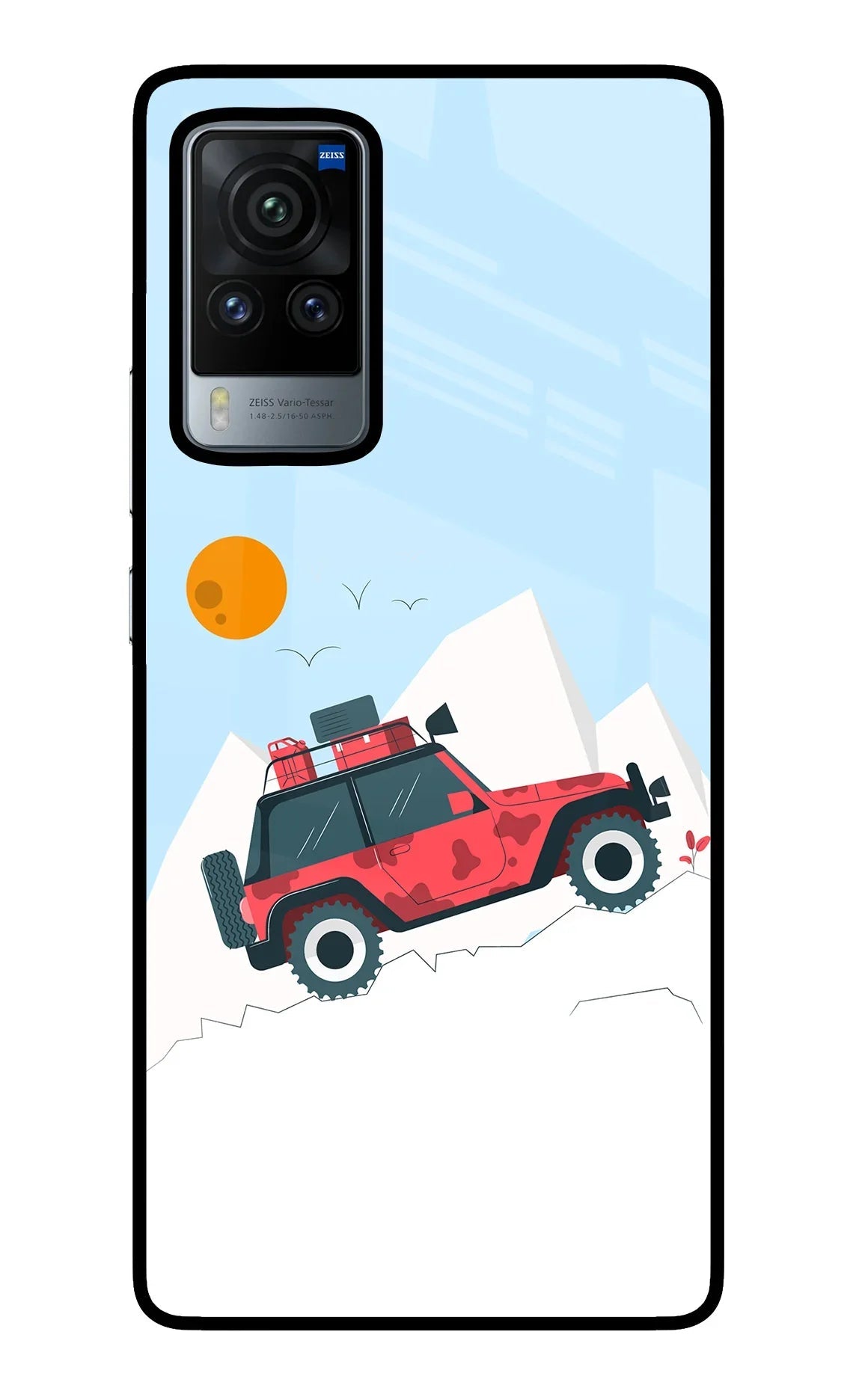 Mountain Trail Beast Vivo X60 Pro Glass Case