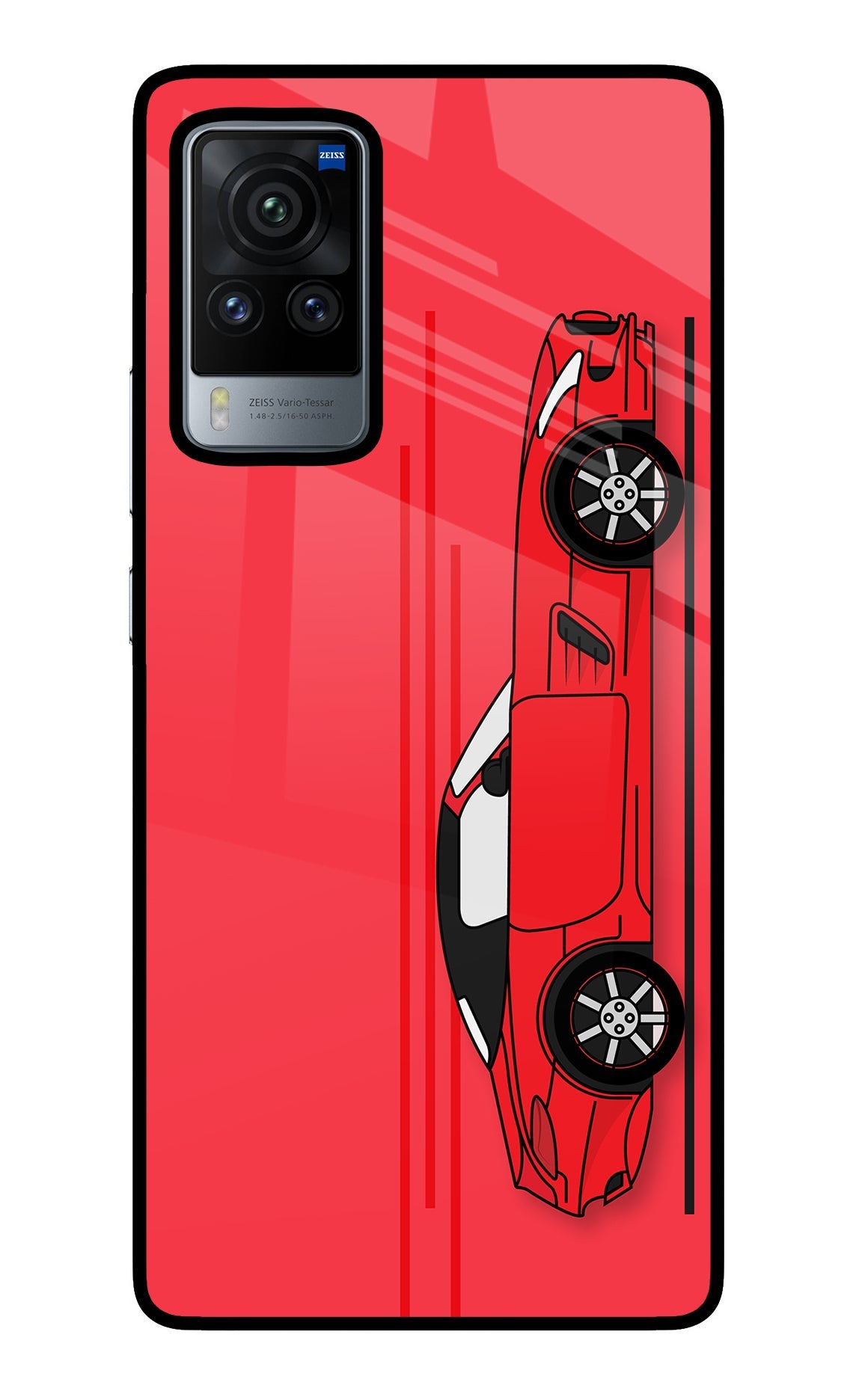 Red Velocity Vivo X60 Pro Back Cover