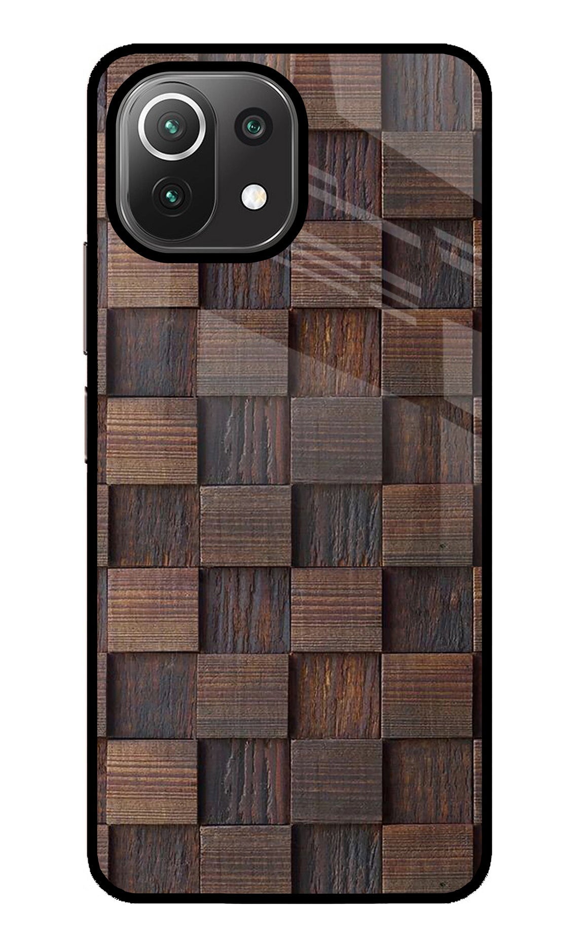 Wooden Cube Design Mi 11 Lite NE 5G Back Cover