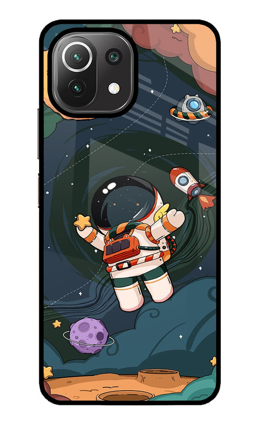 Cartoon Astronaut Mi 11 Lite NE 5G Back Cover