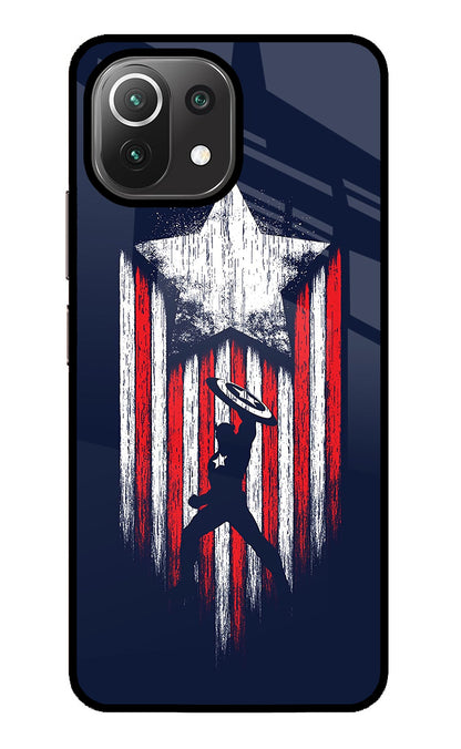 Captain America Marvel Art Mi 11 Lite NE 5G Back Cover