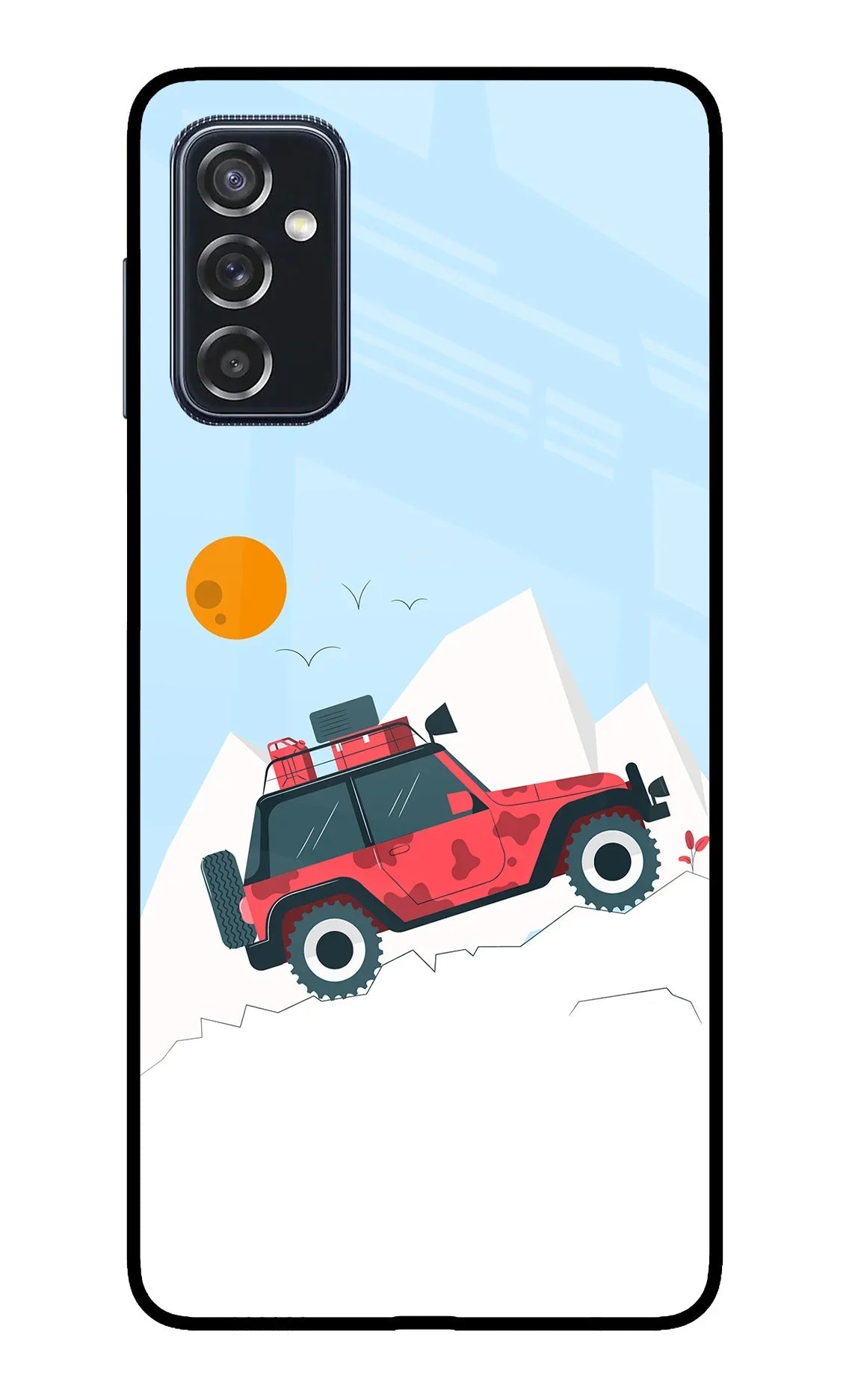 Mountain Trail Beast Samsung M52 5G Glass Case