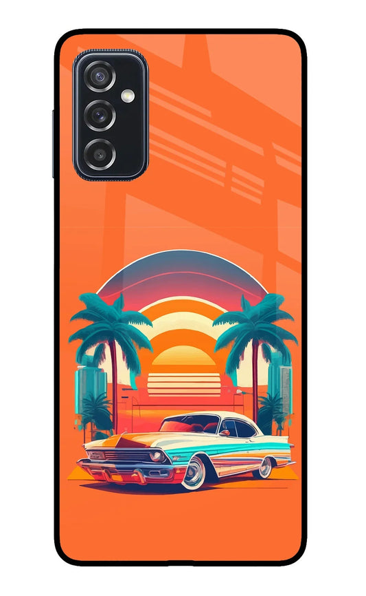 Palm Drive 80s Samsung M52 5G Glass Case