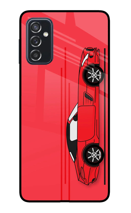 Red Velocity Samsung M52 5G Glass Case
