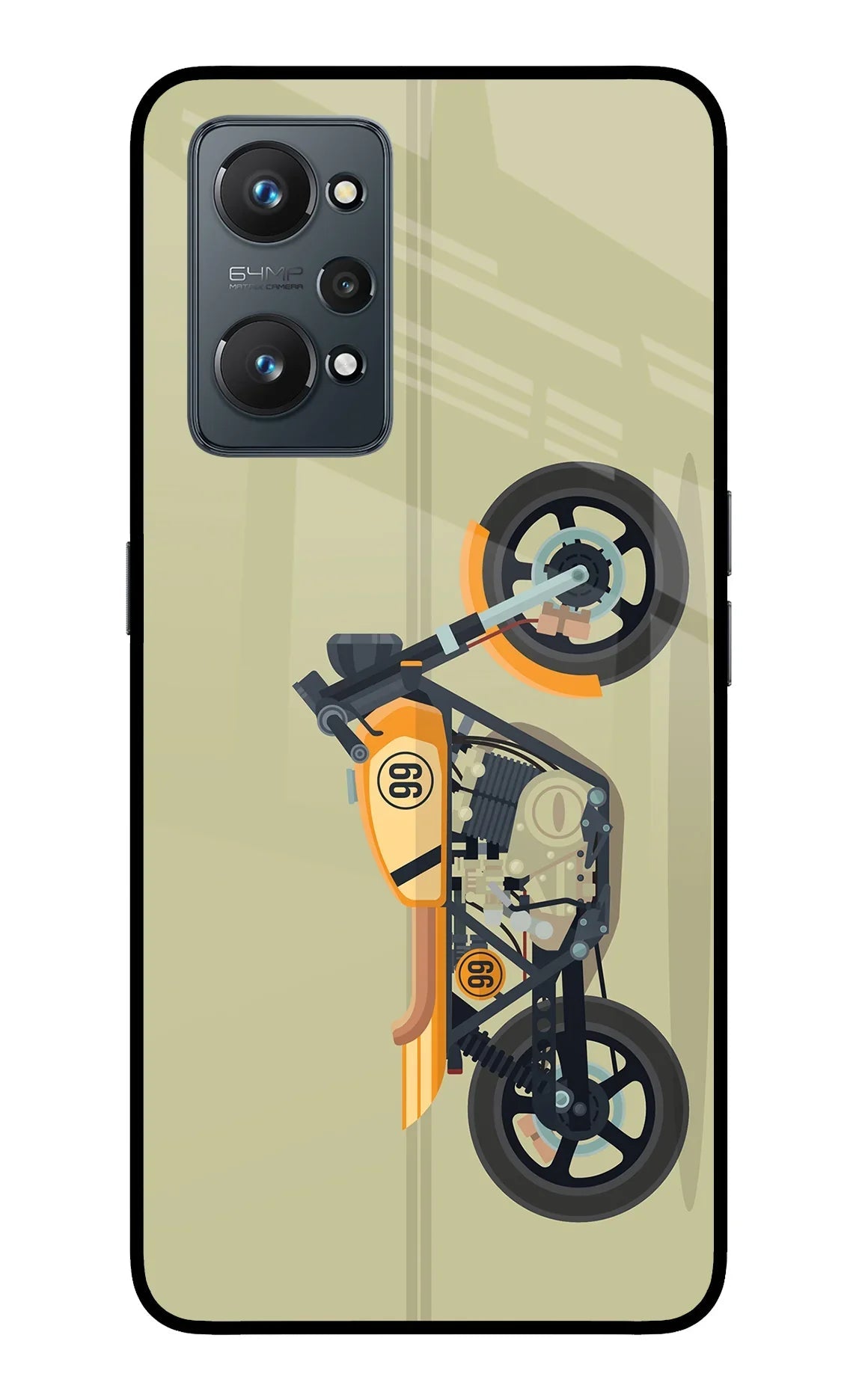 Vertical Speedster Realme GT NEO 2/Neo 3T Glass Case