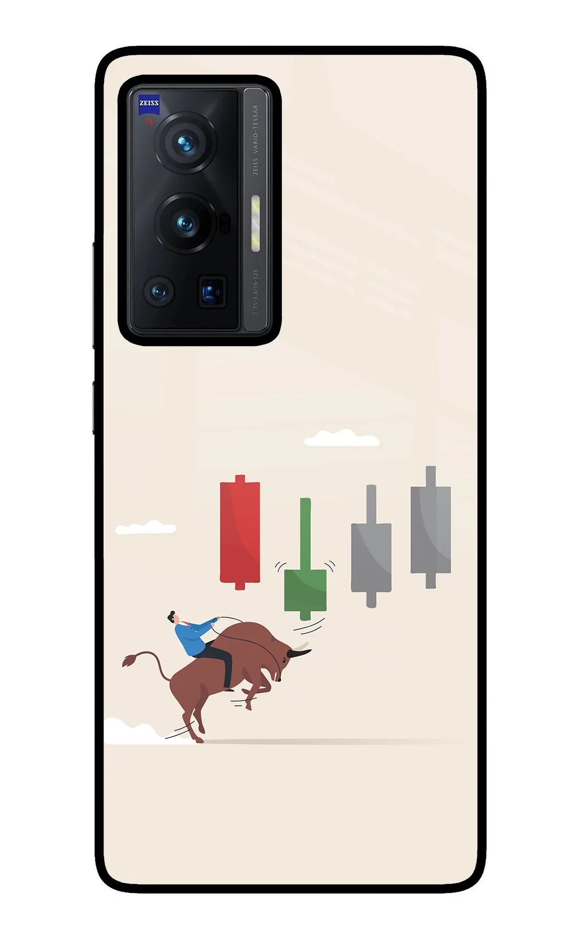 Bull Trading Momentum Vivo X70 Pro Glass Case