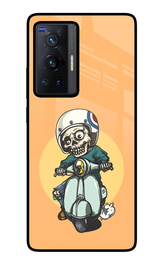 Undead Biker Vivo X70 Pro Glass Case