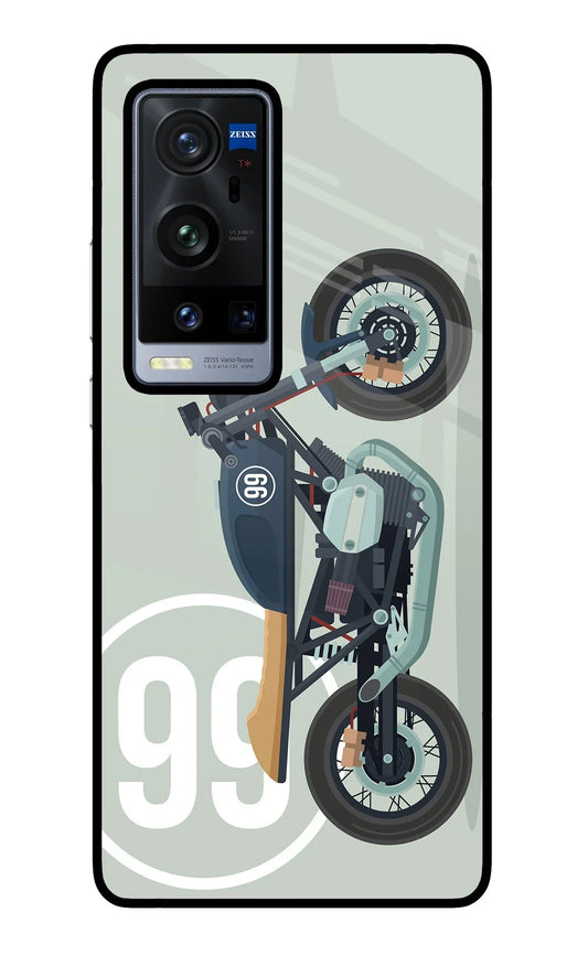 Classic Cafe Racer 99 Vivo X60 Pro+ Glass Case