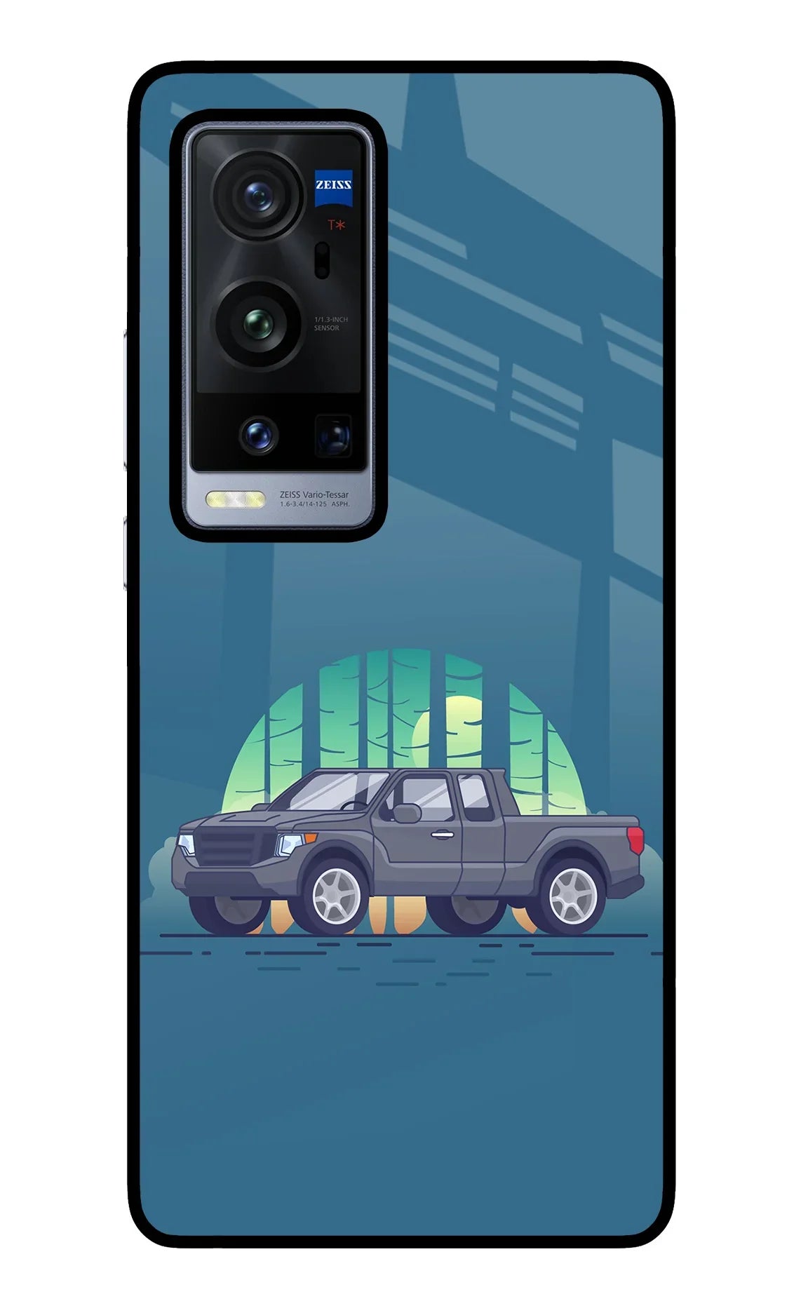 Retro Garage Vibe Vivo X60 Pro+ Glass Case