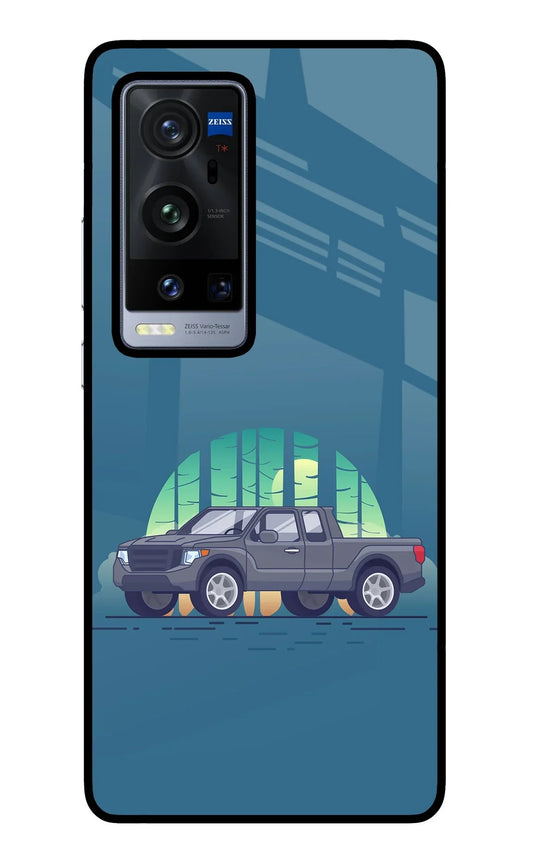 Retro Garage Vibe Vivo X60 Pro+ Glass Case