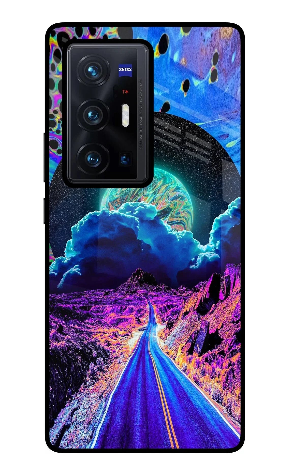 Psychedelic Painting Vivo X70 Pro+ Back Cover