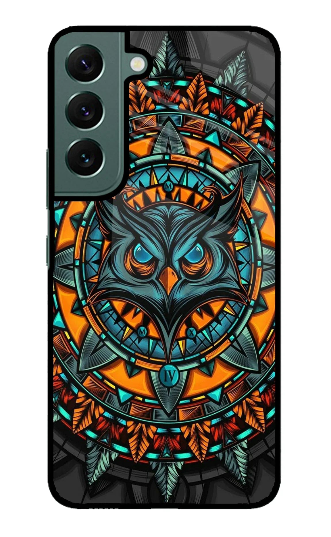 Angry Owl Art Samsung S22 Back Cover