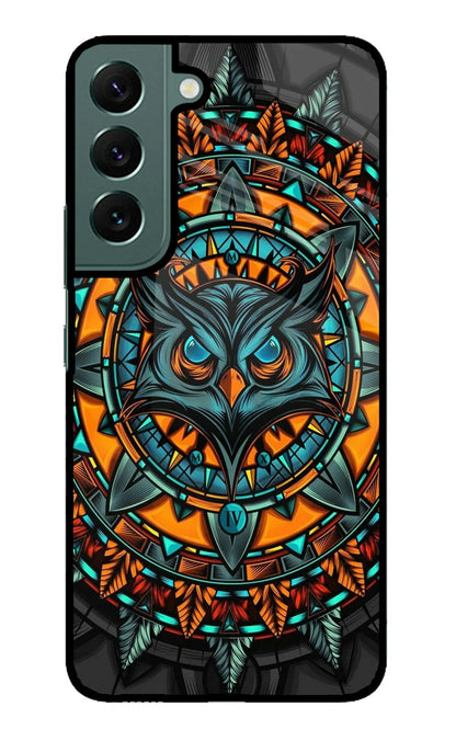 Angry Owl Art Samsung S22 Back Cover