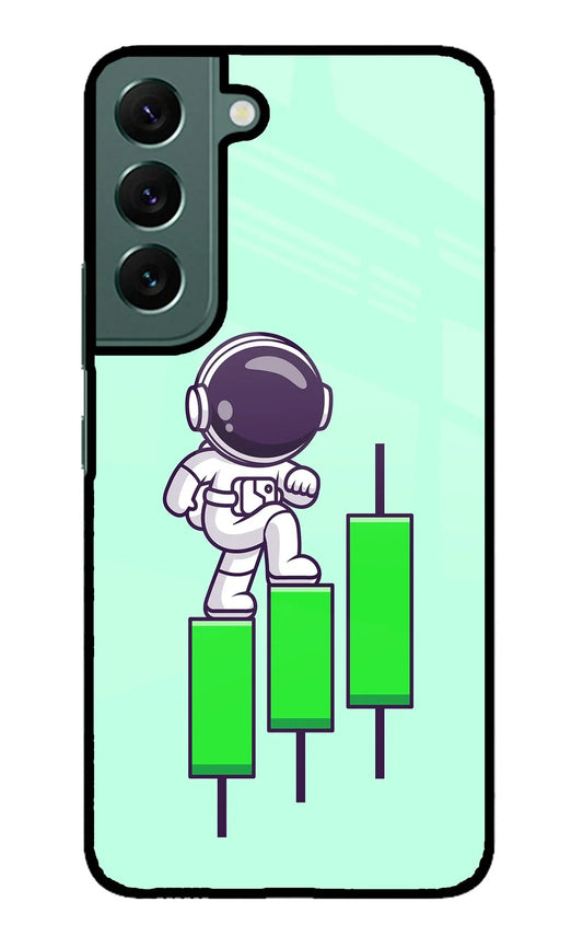 Astronaut Trader Samsung S22 Glass Case