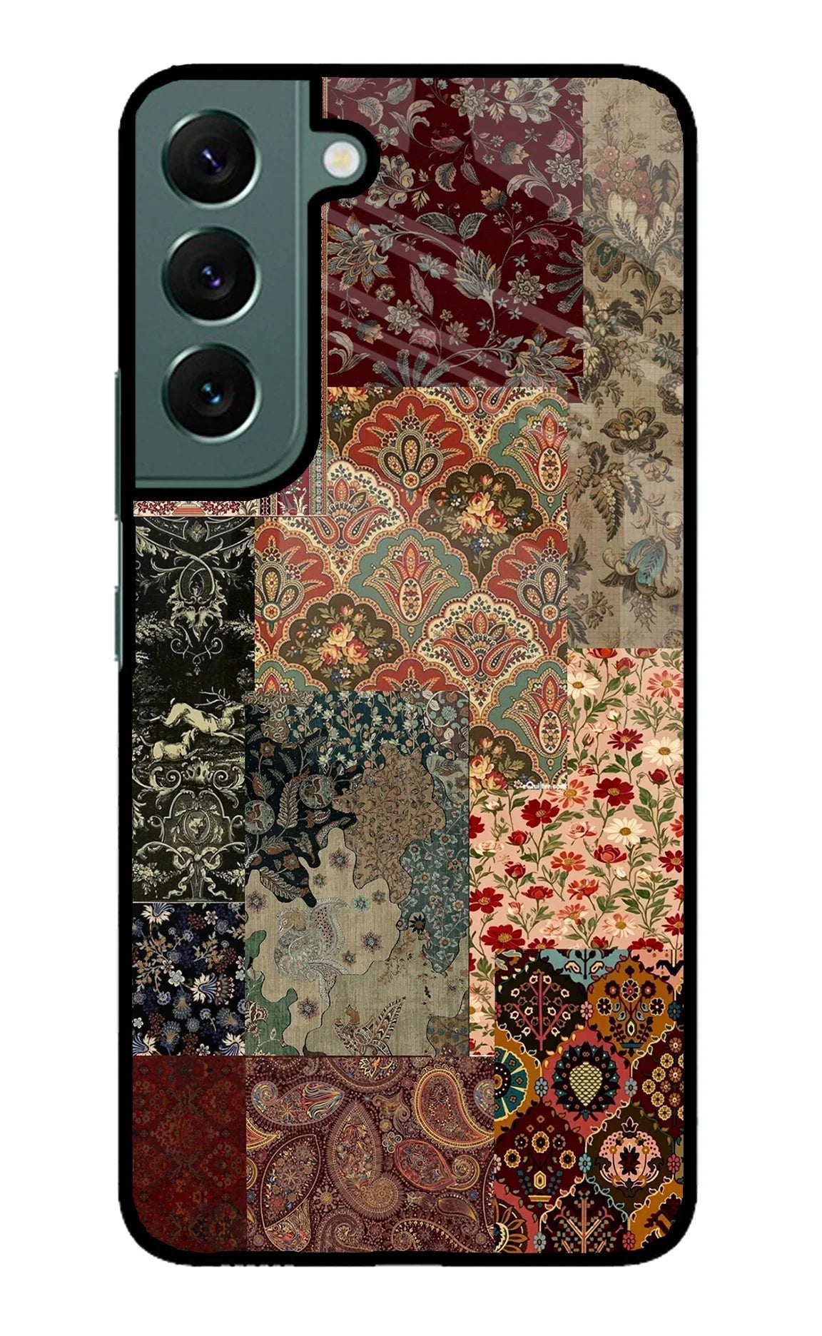 Desi Print Samsung S22 Glass Case
