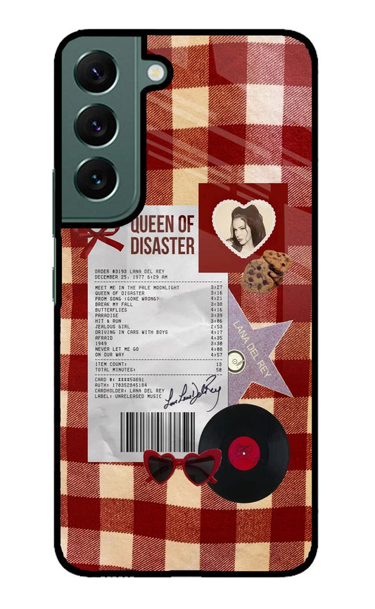Queen of Disaster Samsung S22 Glass Case
