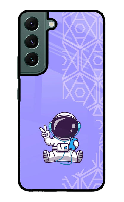 Cute Astronaut Chilling Samsung S22 Plus Back Cover