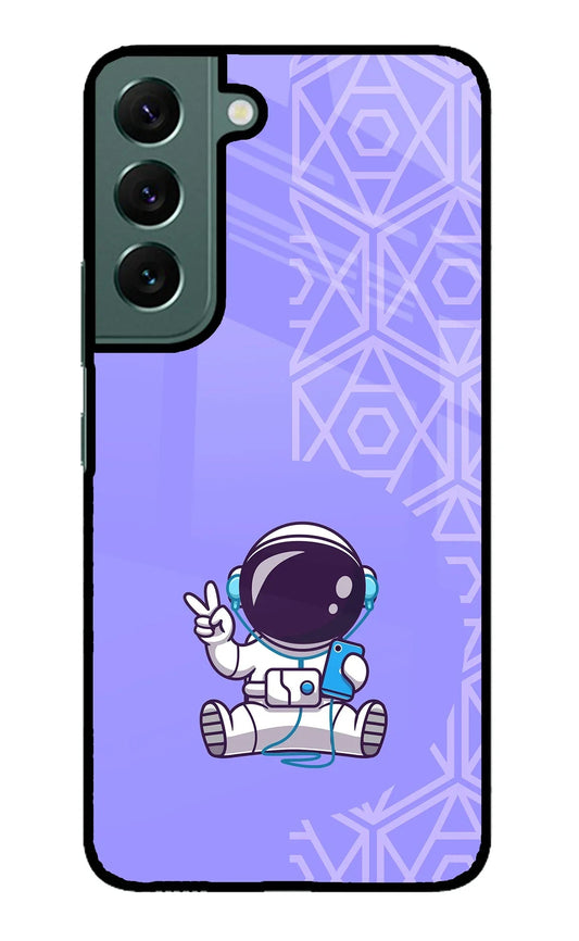 Cute Astronaut Chilling Samsung S22 Plus Back Cover