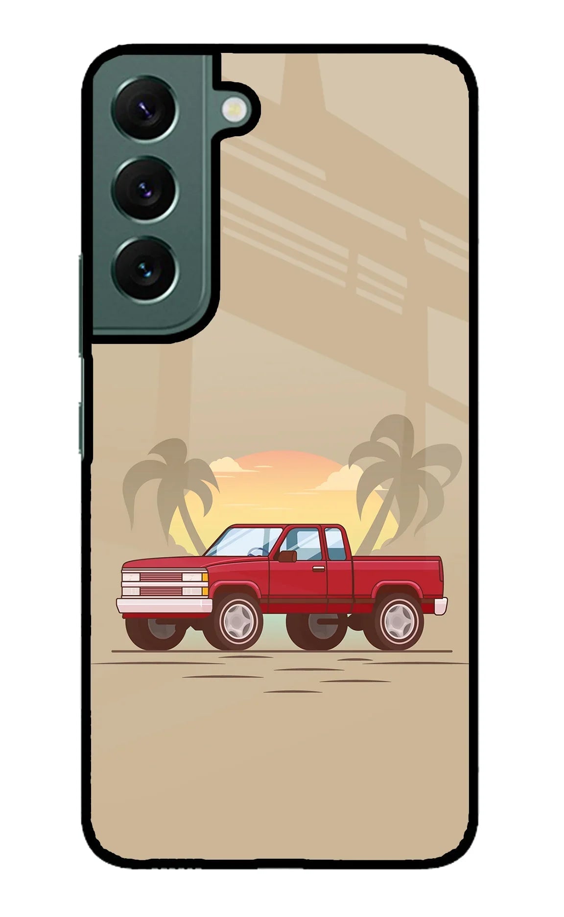 Desert Classic Drive Samsung S22 Plus Glass Case