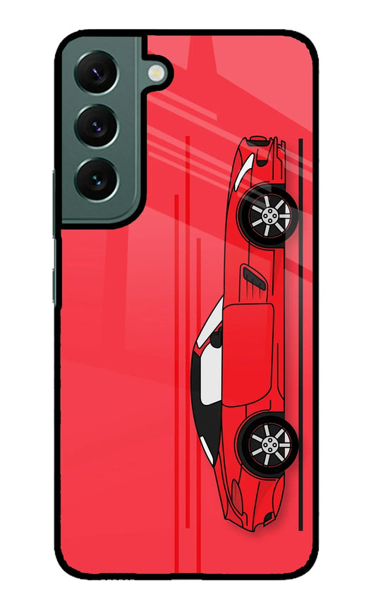 Red Velocity Samsung S22 Plus Glass Case
